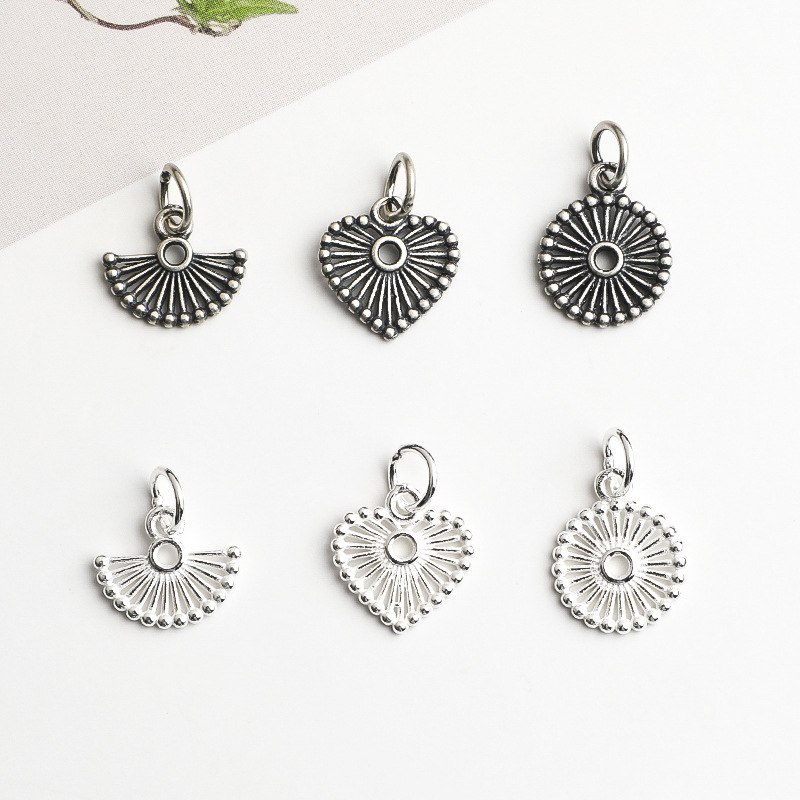 Jewelry Making In La - Pendentif en argent 925, creux, en