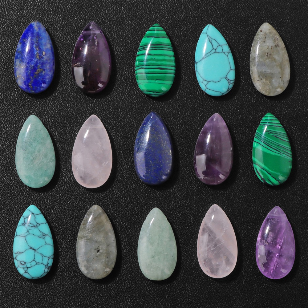 Jewelry Making Gemstones - Pendentif en pierre naturelle en forme