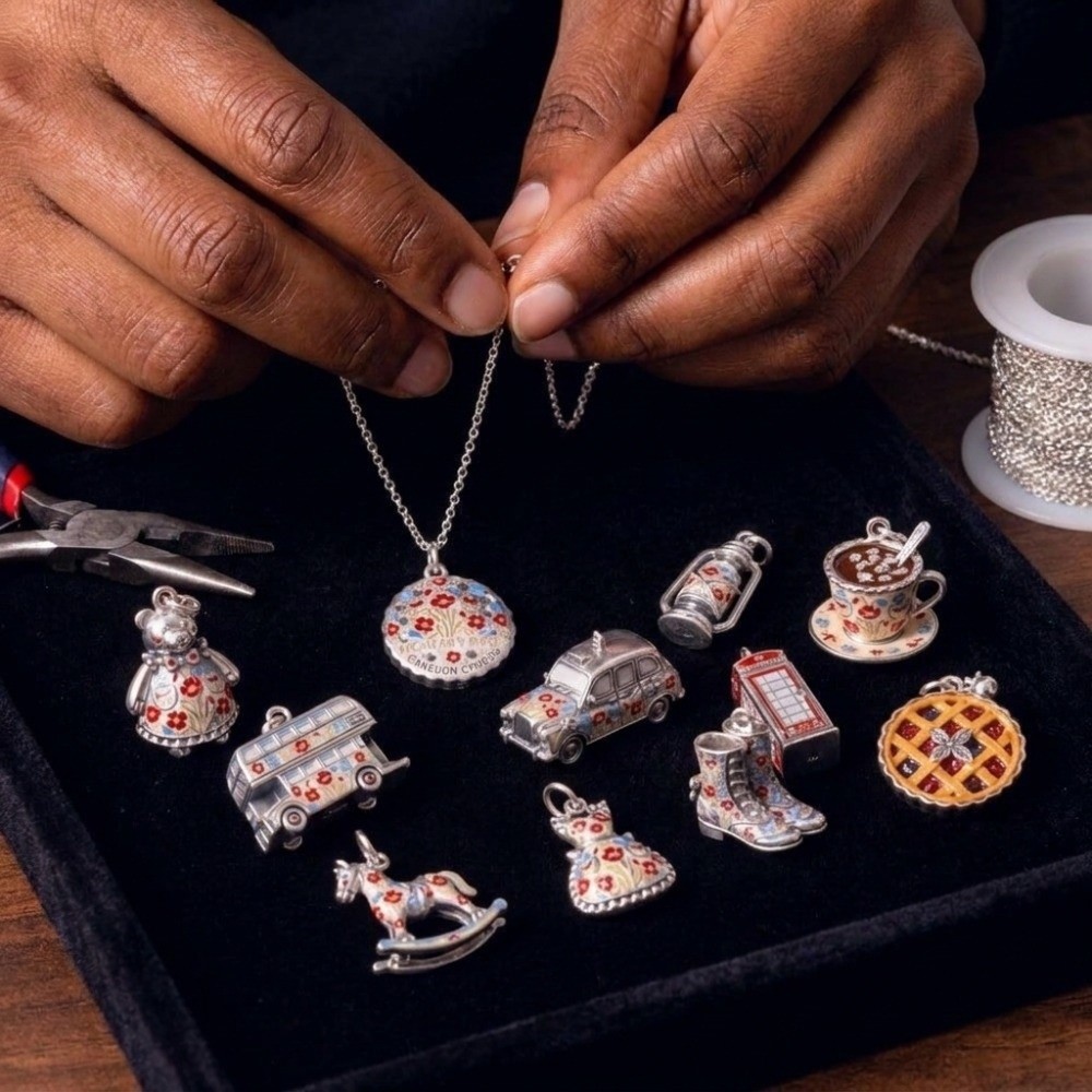 Jewelry Making London - Pendentifs en acier inoxydable, motifs de