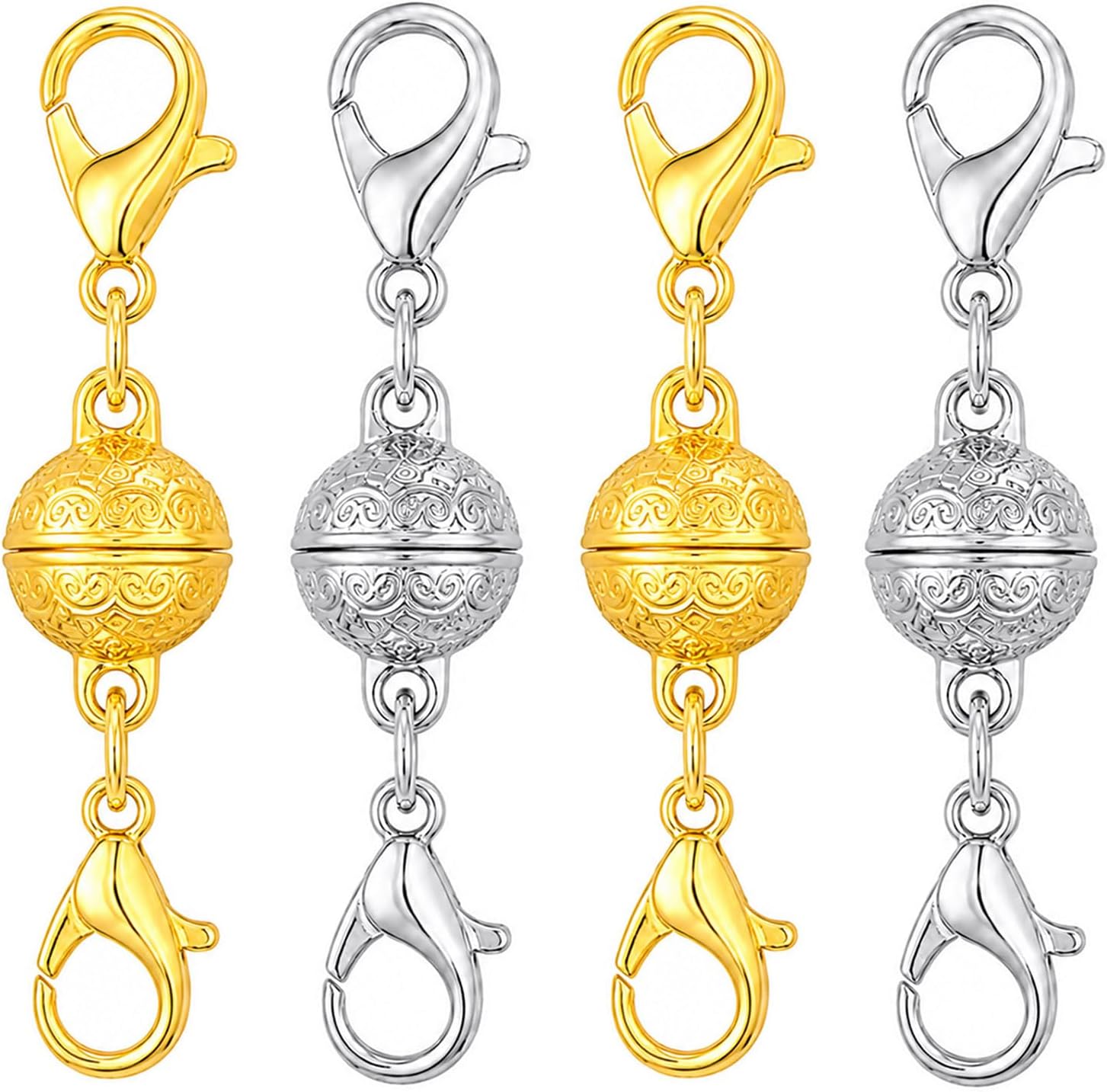 Lobster Clasp Silver - Fermoir magnétique pour collier avec fermoir