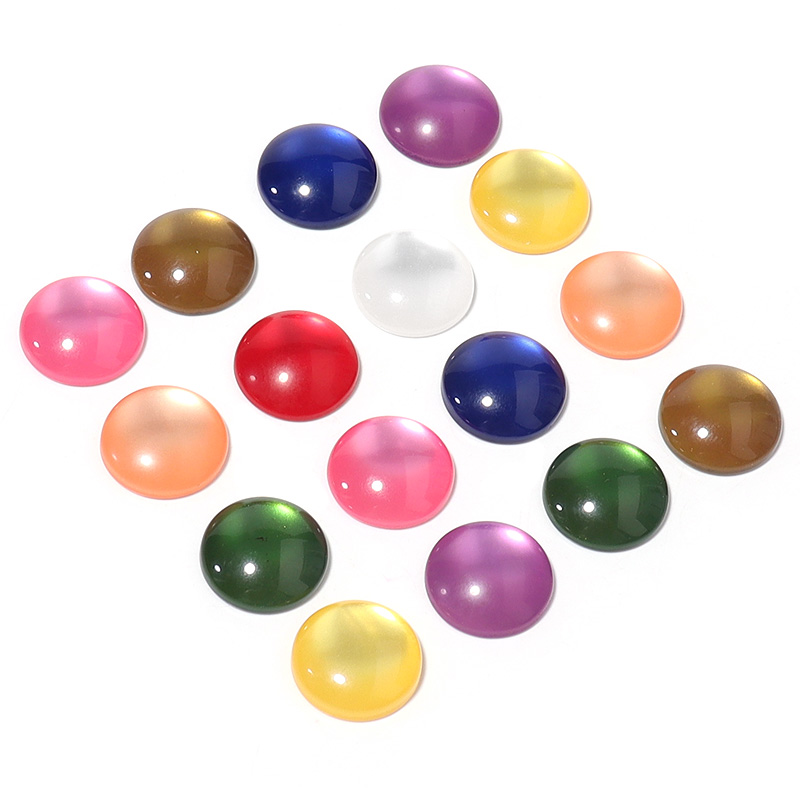 50 cabochons en résine de coul - Jewelry Making Gemstones avis et prix