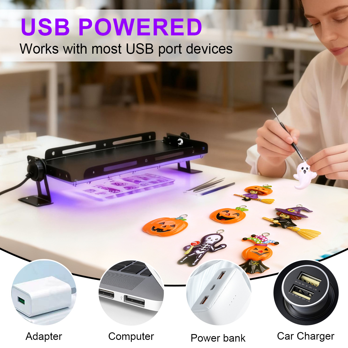 Lampe de polymérisation UV LED - Jewelry Making Dc avis et prix