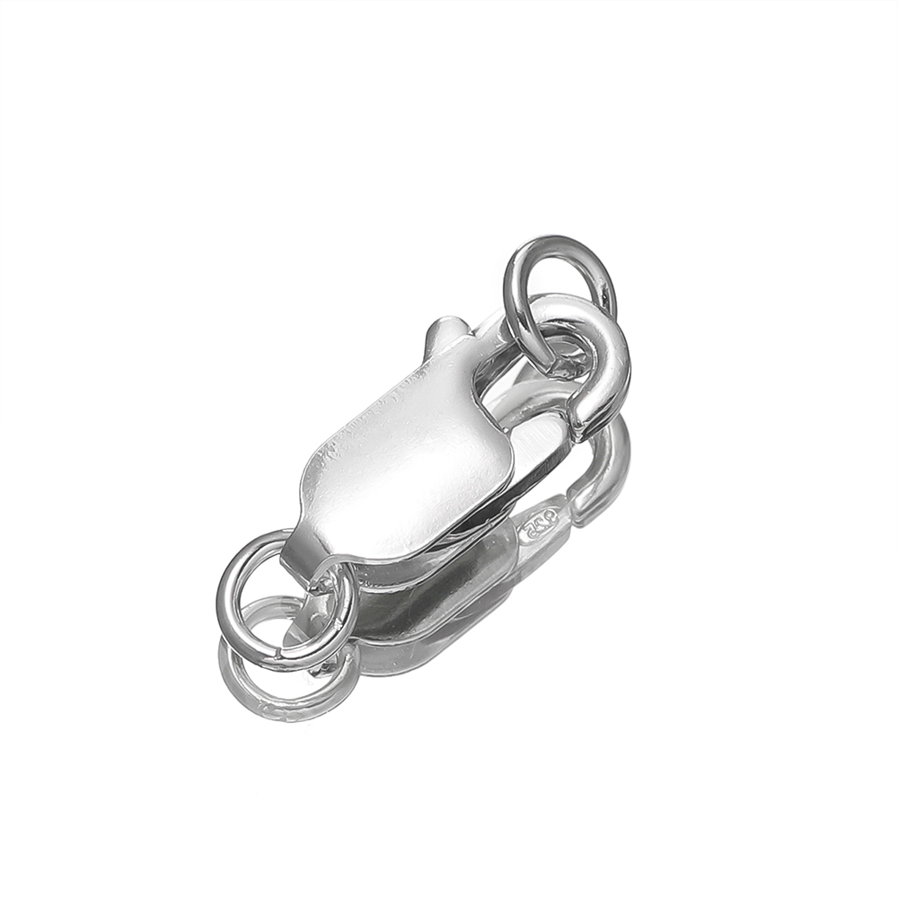 Lot de 2 fermoirs mousquetons  - Lobster Clasp Silver avis et prix